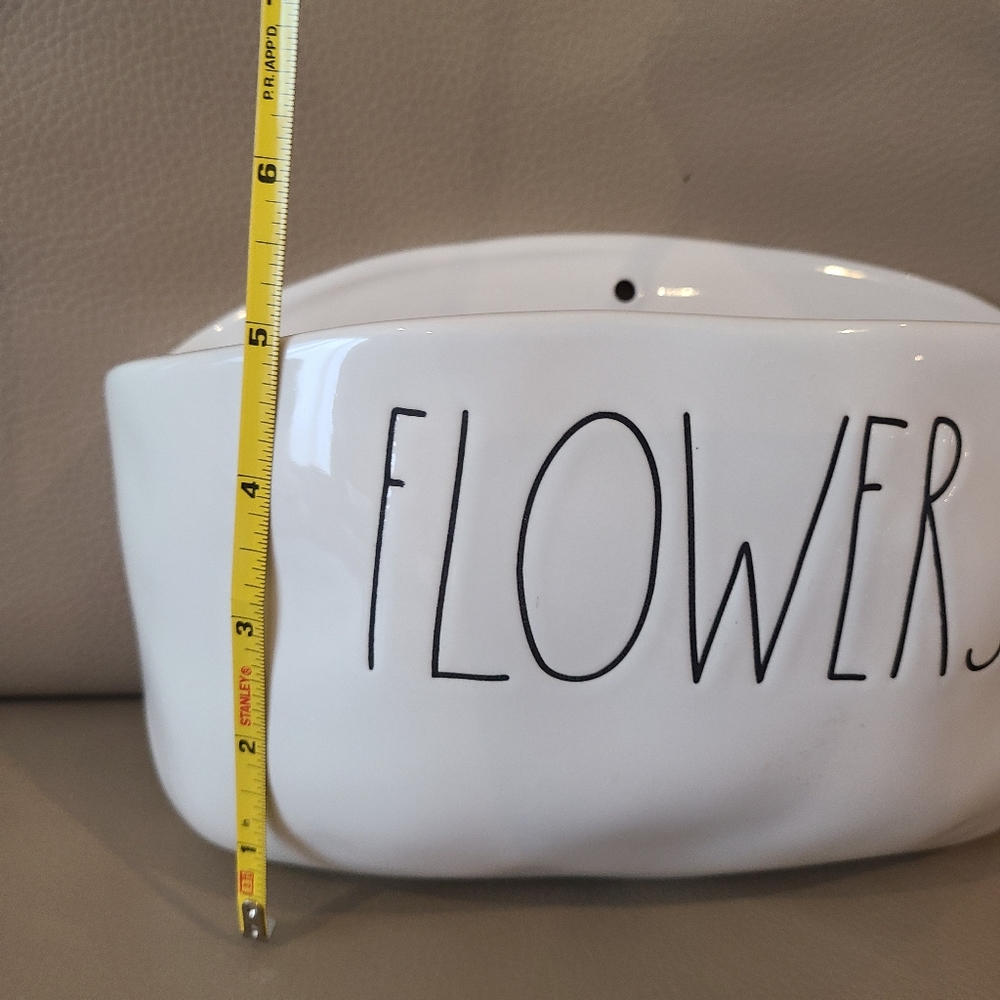 Rae Dunn Flowers Planter - Picture 2 of 4